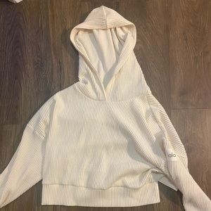 Alo muse hoodie ivory white
